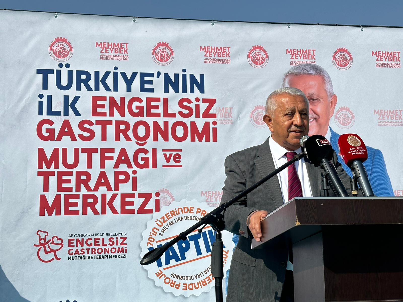 Türkiye’de ilk kez Afyonkarahisar Belediyesi tarafından hizmete alınan “Engelsiz Gastronomi