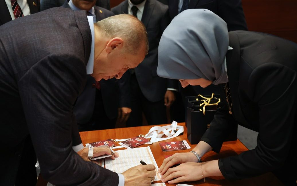 Cumhurbaşkanı ve AK Parti Genel Başkanı Recep Tayyip Erdoğan, AK