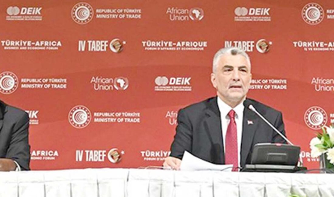 Ticaret Bakanı Ömer Bolat, 2003’te 5,4 milyar dolar düzeyinde bulunan