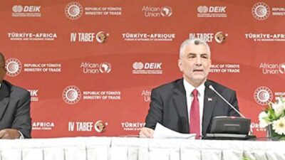 Ticaret Bakanı Ömer Bolat, 2003’te 5,4 milyar dolar düzeyinde bulunan