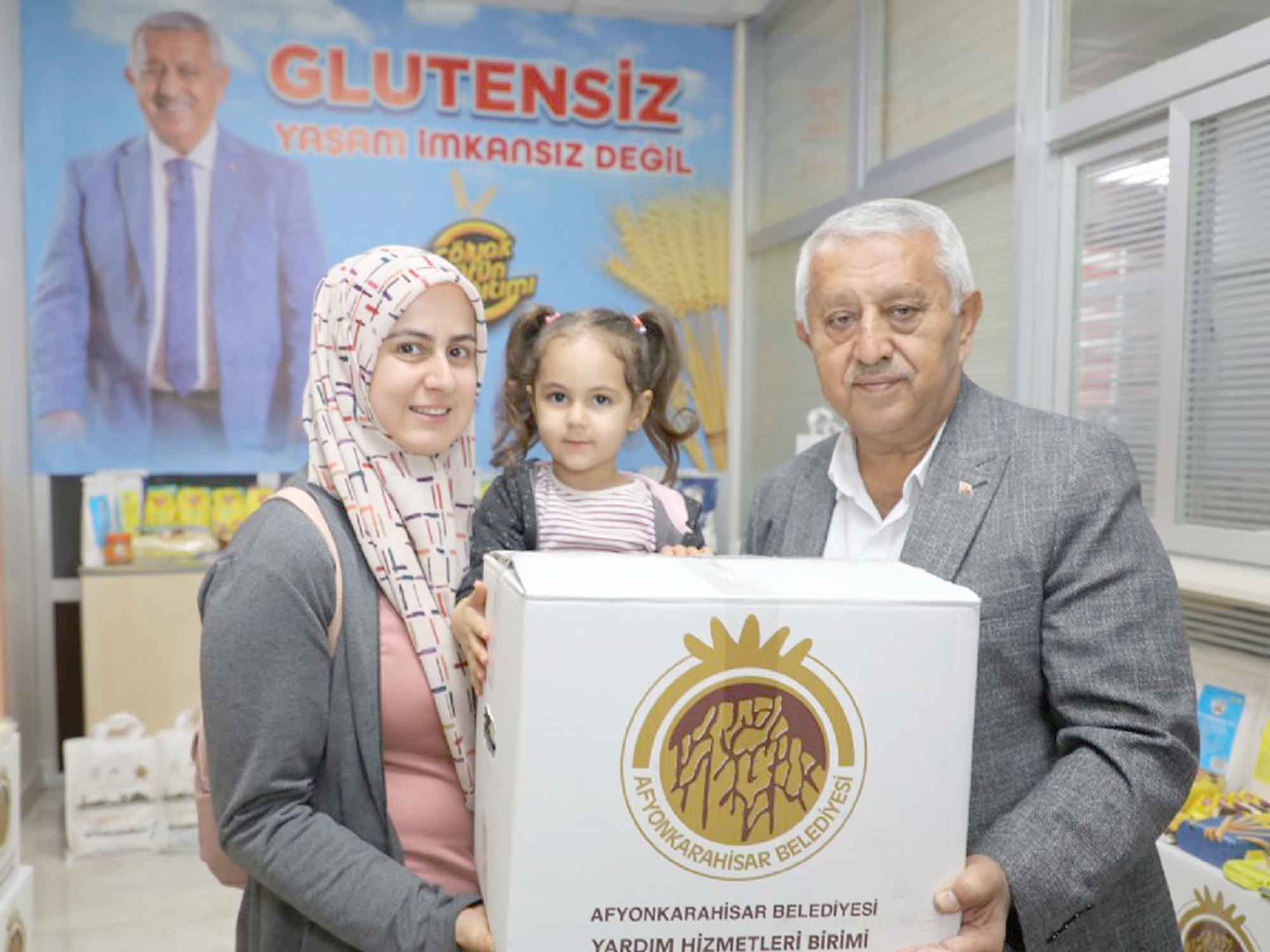   Belediye Başkanı Mehmet Zeybek’in çölyak hastaları için başlattığı glütensiz
