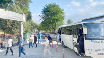 Dinar Belediyesi’nin eğitime destek hizmetleri kapsamında ilçedeki üniversitemizde eğitimin başlaması