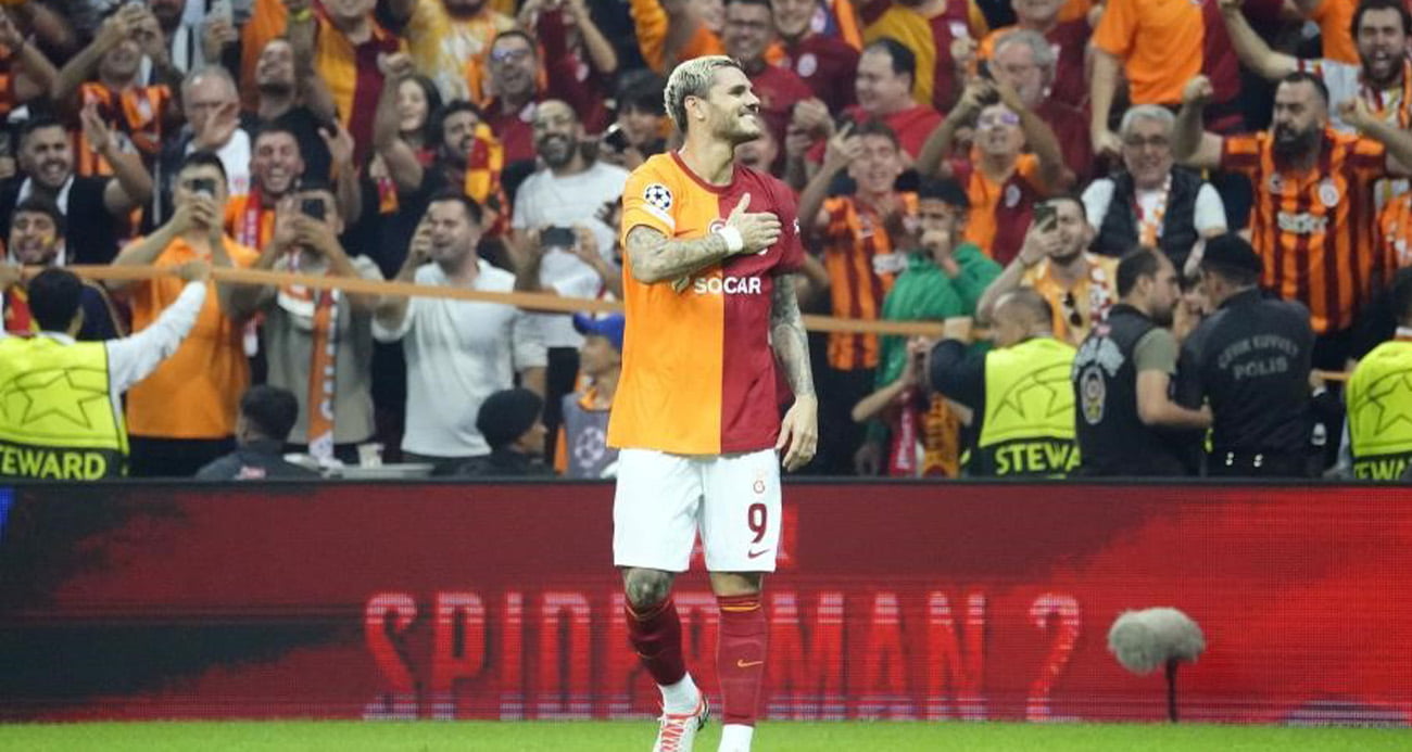 Galatasaray’ın Arjantinli golcüsü Mauro Icardi, Bayern Münih maçının ardından sosyal