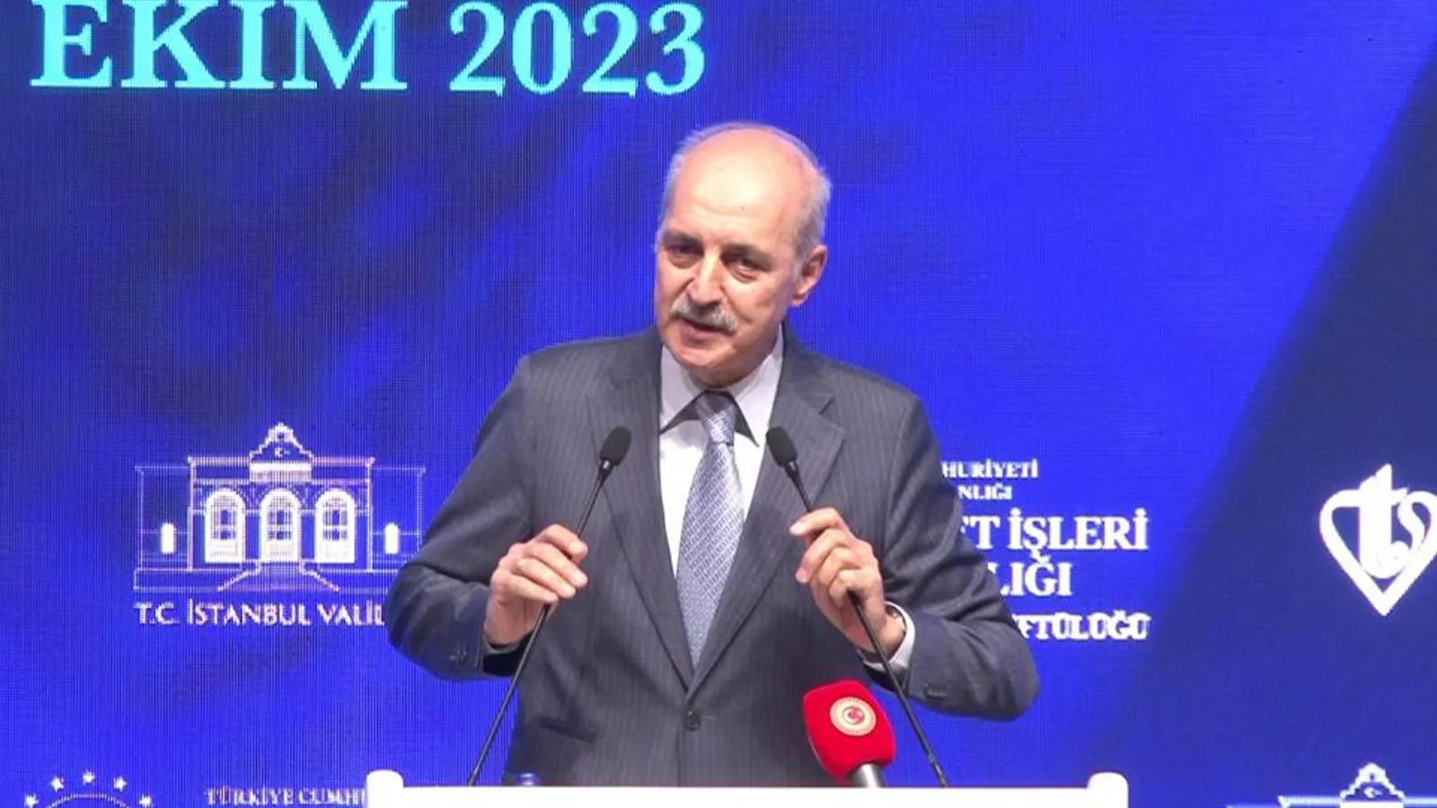 TBMM Başkanı Numan Kurtulmuş Büyük Çamlıca Camii’nde düzenlenen ‘Camiler ve