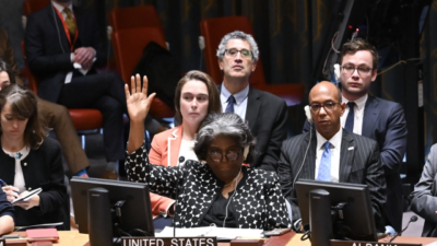 ABD, BMGK’da Gazze’ye insani yardım sağlanması için çatışmalara ara verme