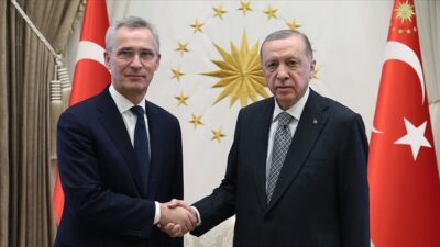 Cumhurbaşkanı Recep Tayyip Erdoğan, NATO Genel Sekreteri Jens Stoltenberg ile