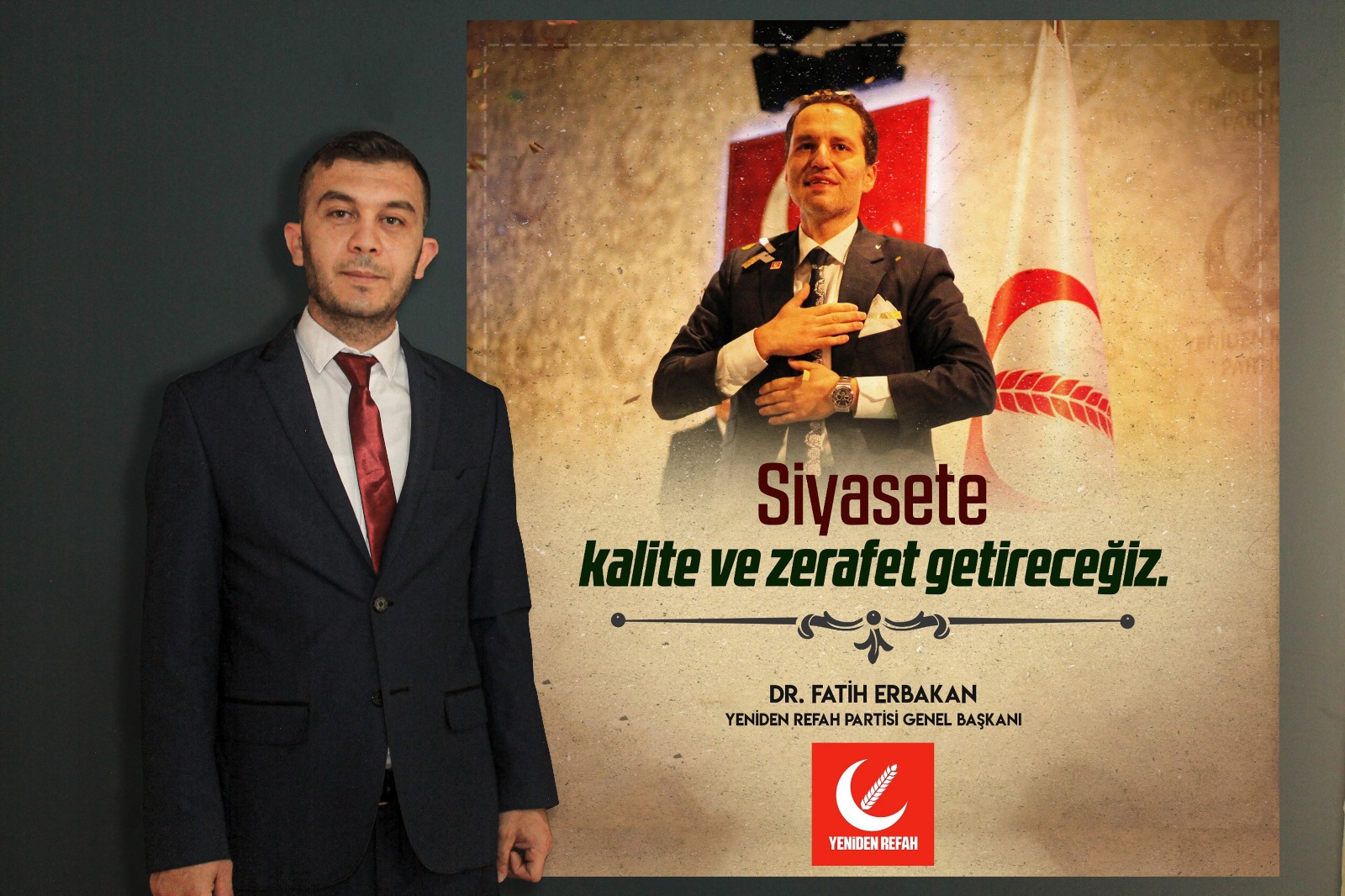 Yeniden Refah Partisi Afyonkarahisar İl Olağanüstü kongresinde tek listeyle seçime