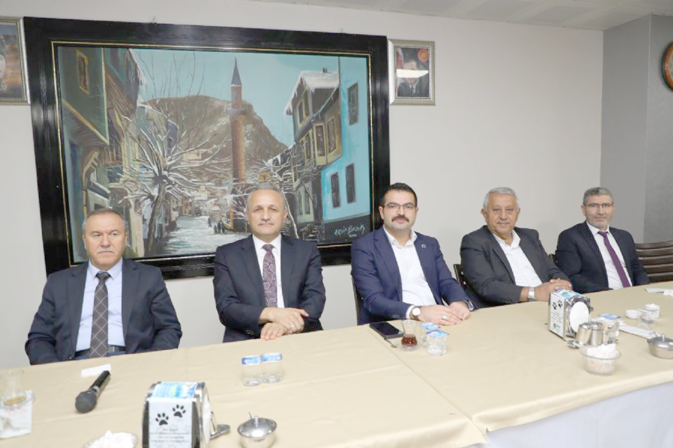 Afyonkarahisar’da görev yapan din görevlileri ile bir araya gelen Belediye