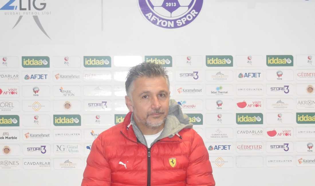 HES İlaç Afyonspor Teknik Direktörü Sinan Yücer, maç sonrası düzenlen
