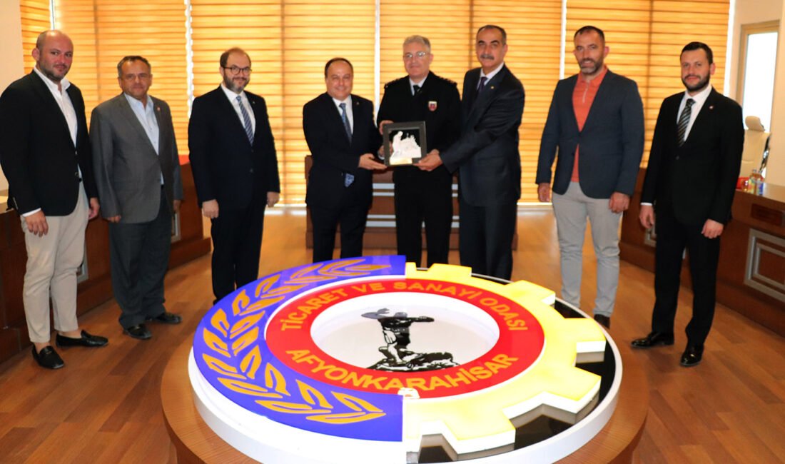 Afyonkarahisar İl Jandarma Komutanı Kıdemli Albay Tolga Yağan, Afyonkarahisar Ticaret