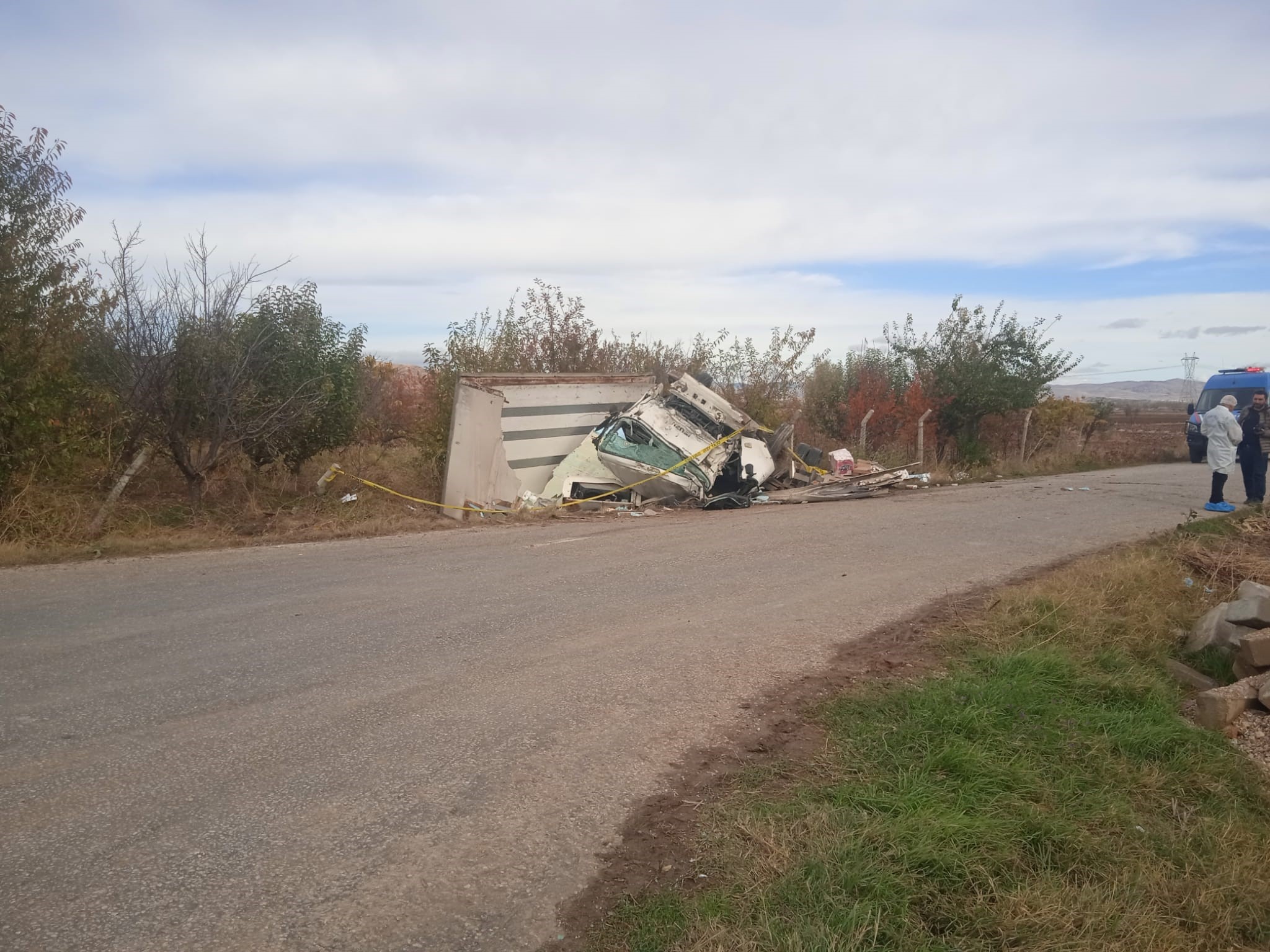 Afyonkarahisar’da iki kamyonetin çarpışması sonucu meydana gelen trafik kazasında çok