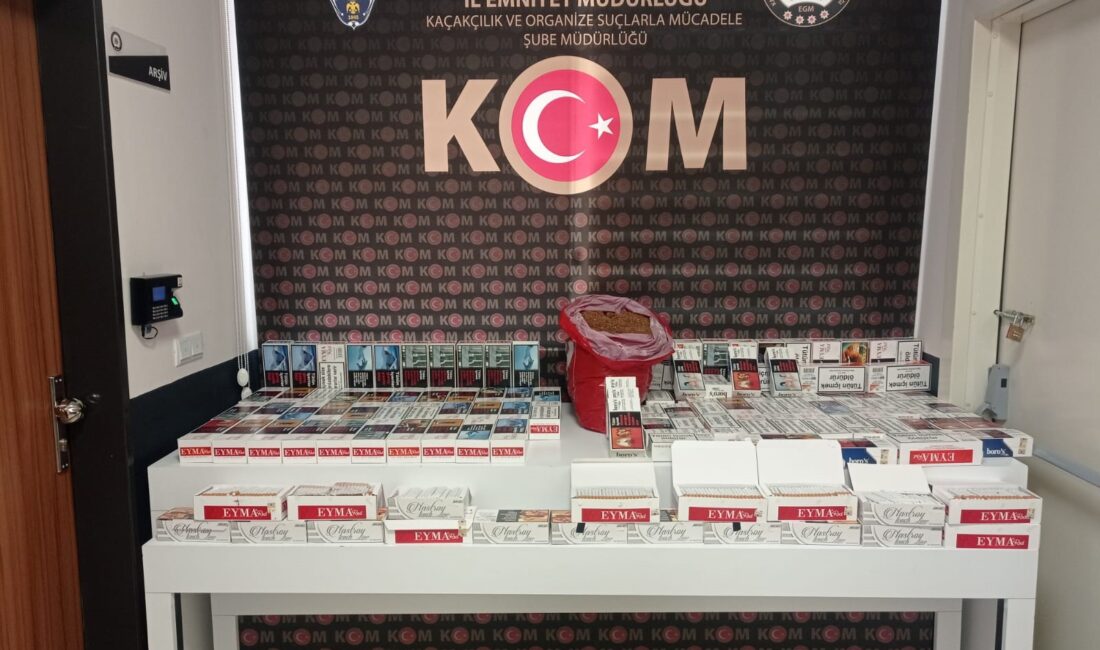 Binlerce makaron ele geçirildi Afyonkarahisar’da polis tarafından yapılan baskında 20 bin 200 adet boş