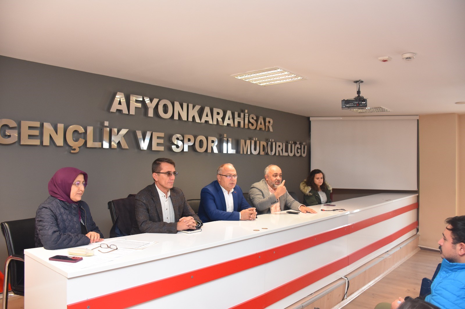 Afyonkarahisar Gençlik ve Spor İl Müdürü İsmail Hakkı Kasapoğlu başkanlığında