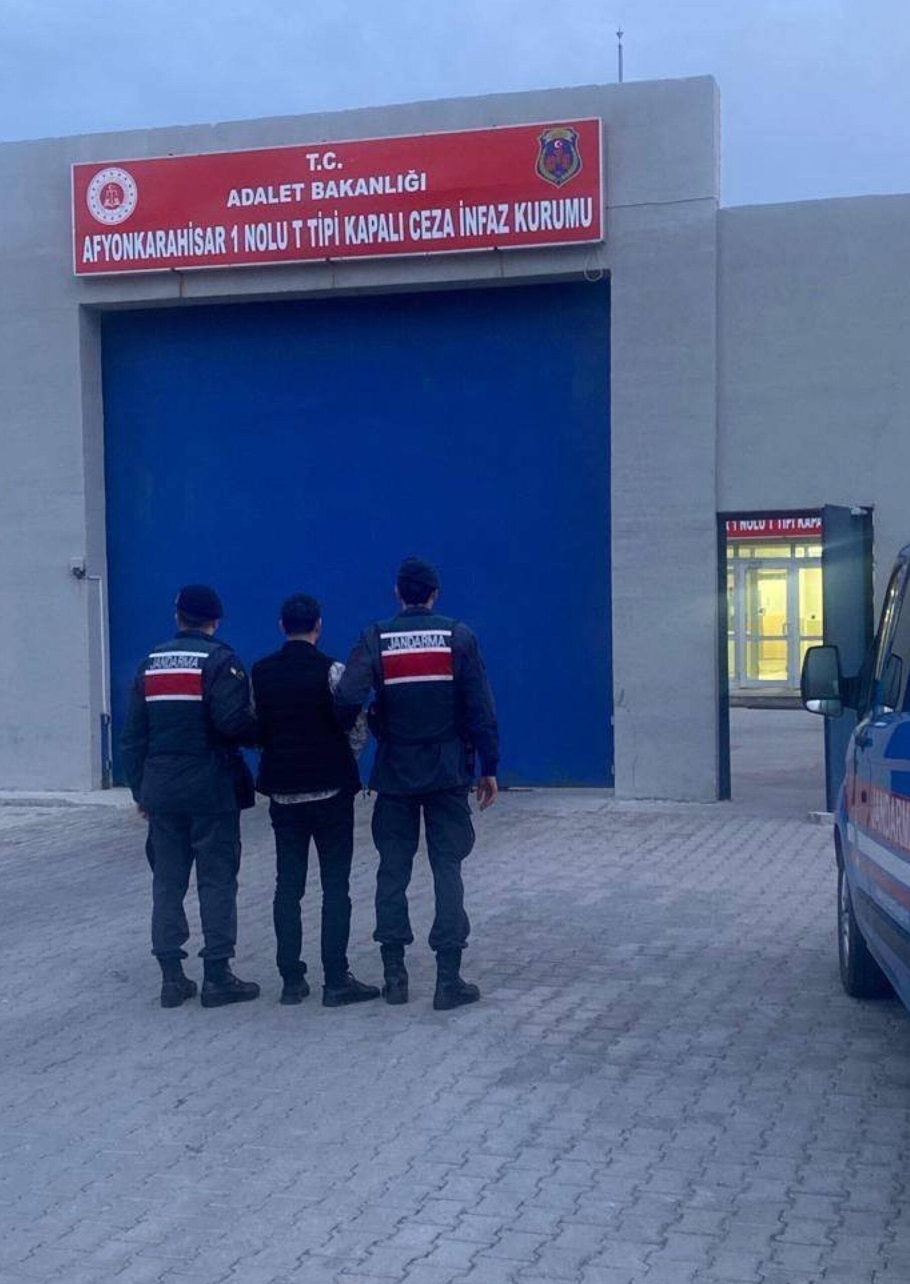 Eskişehir Açık Cezaevinden firar eden bir şahıs Afyonkarahisar’da jandarma ekipleri tarafından
