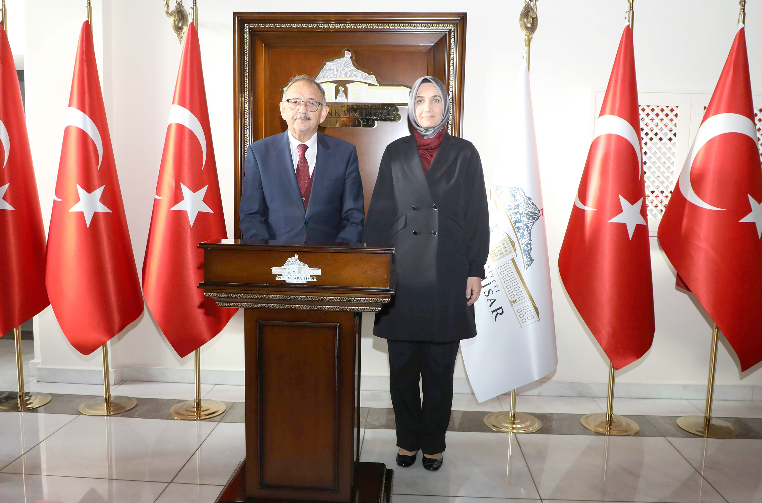 Bir dizi ziyaret ve programa katılmak üzere Afyonkarahisar’a gelen Çevre,