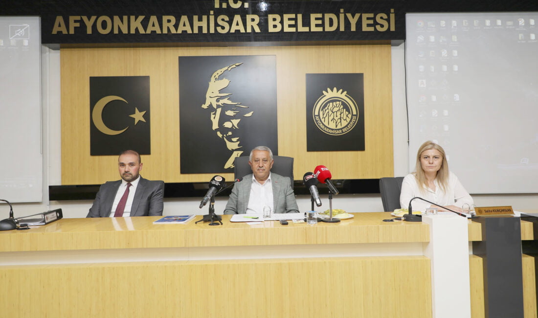 Afyonkarahisar Belediye Meclisi Kasım ayı toplantısında 2024 yılında uygulanacak gelir