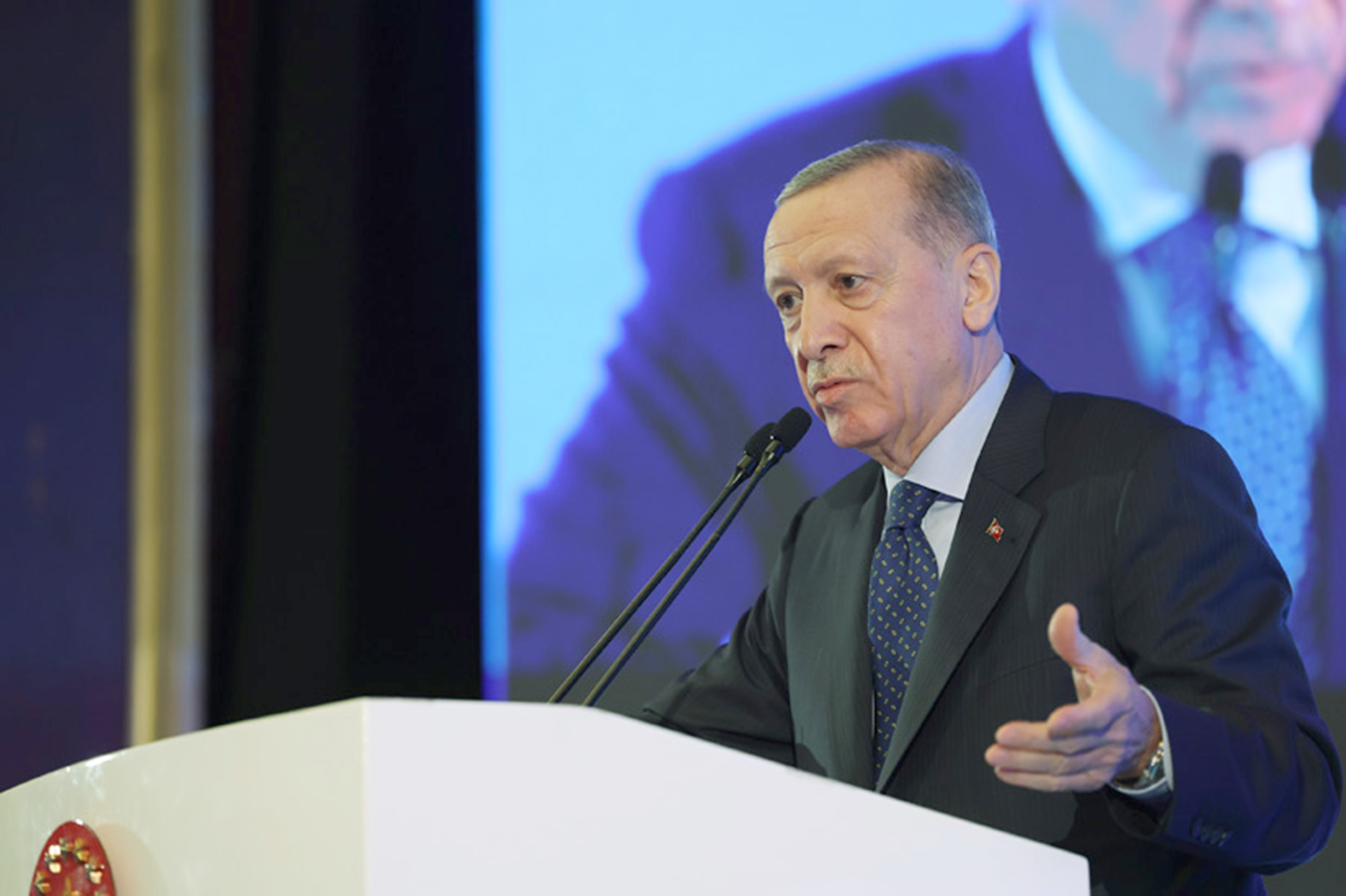 Milli Türk Talebe Birliği’nin Genel Kurulu’na katılan Cumhurbaşkanı Recep Tayyip