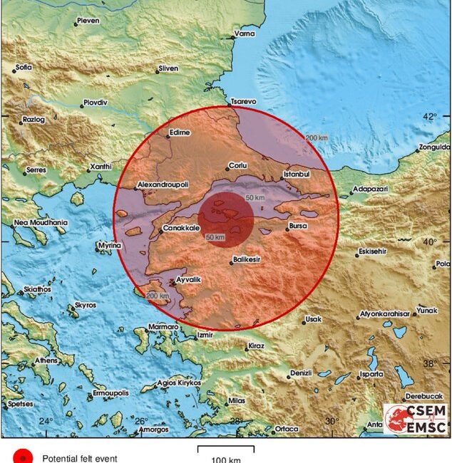#SONDAKİKA | Marmara Denizi’nde 4.2 Büyüklüğünde Deprem oldu!