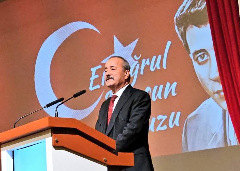 Ülkücü şehit Ertuğrul Dursun Önkuzu’yu anma programında konuşan MHP Afyonkarahisar