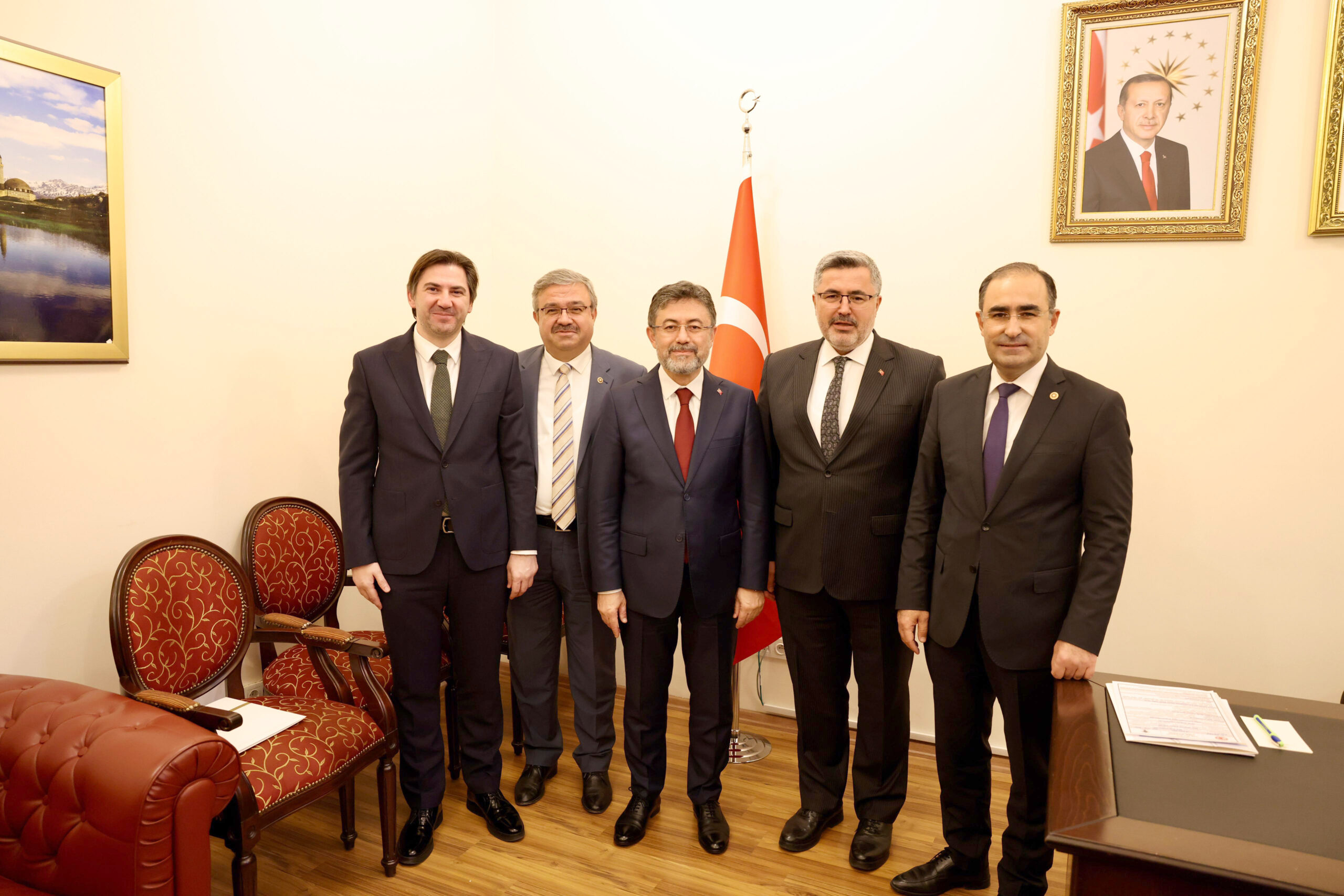 Tarım ve Orman Bakanı İbrahim Yumaklı ve Bakan yardımcısı Ahmet
