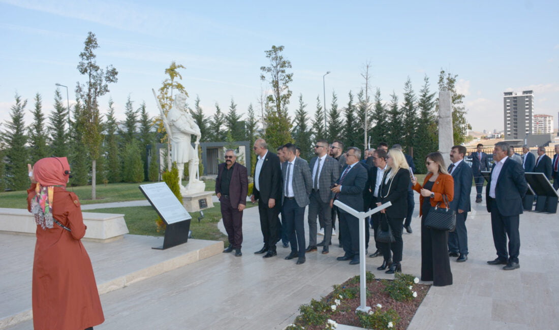 Milliyetçi Hareket Partisi Afyonkarahisar teşkilatının Ankara ziyaretinde yerel seçimlerle ilgili