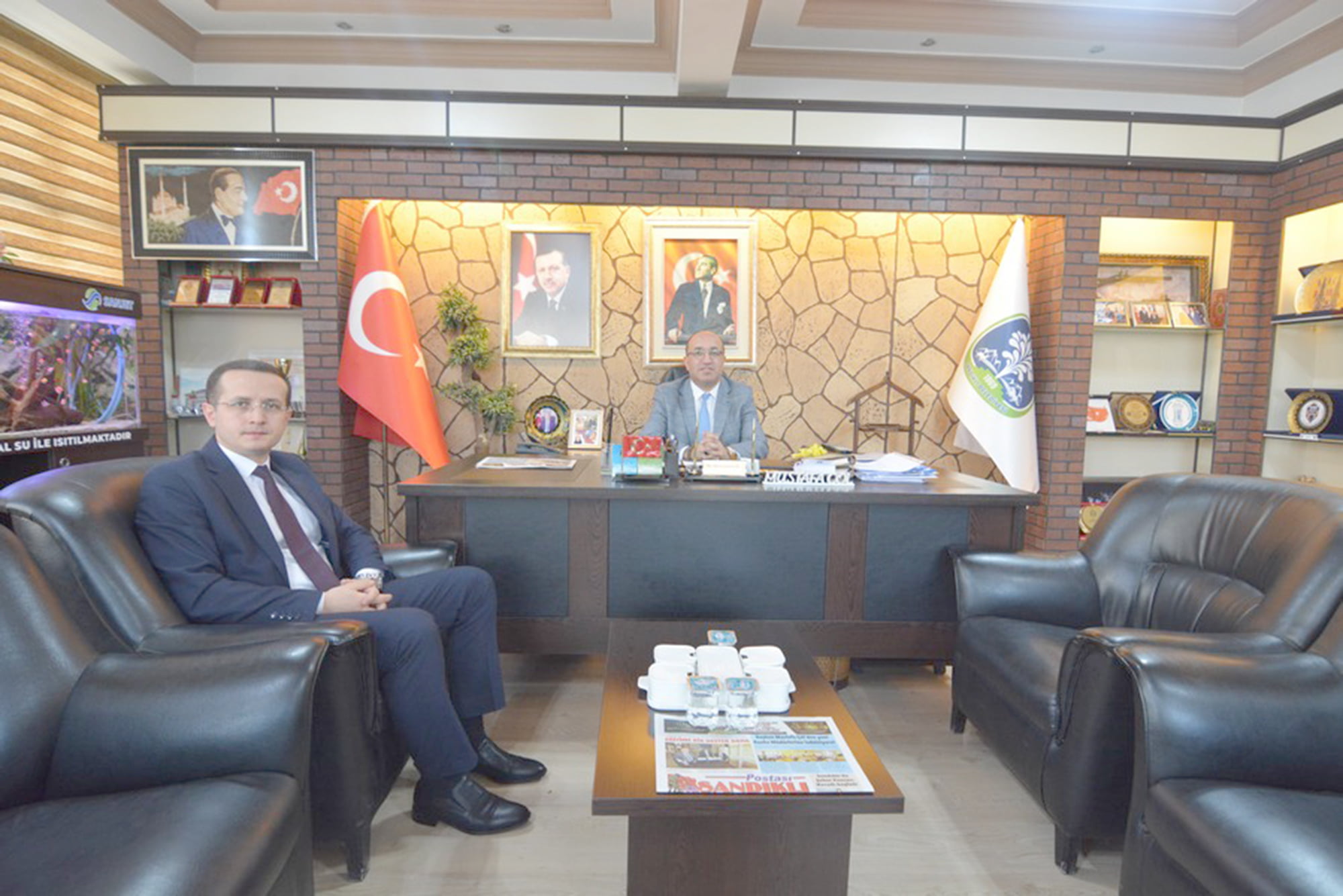 Dinar Cumhuriyet Başsavcısı Emre Vurmaz, Sandıklı Belediye Başkanı Dr. Mustafa