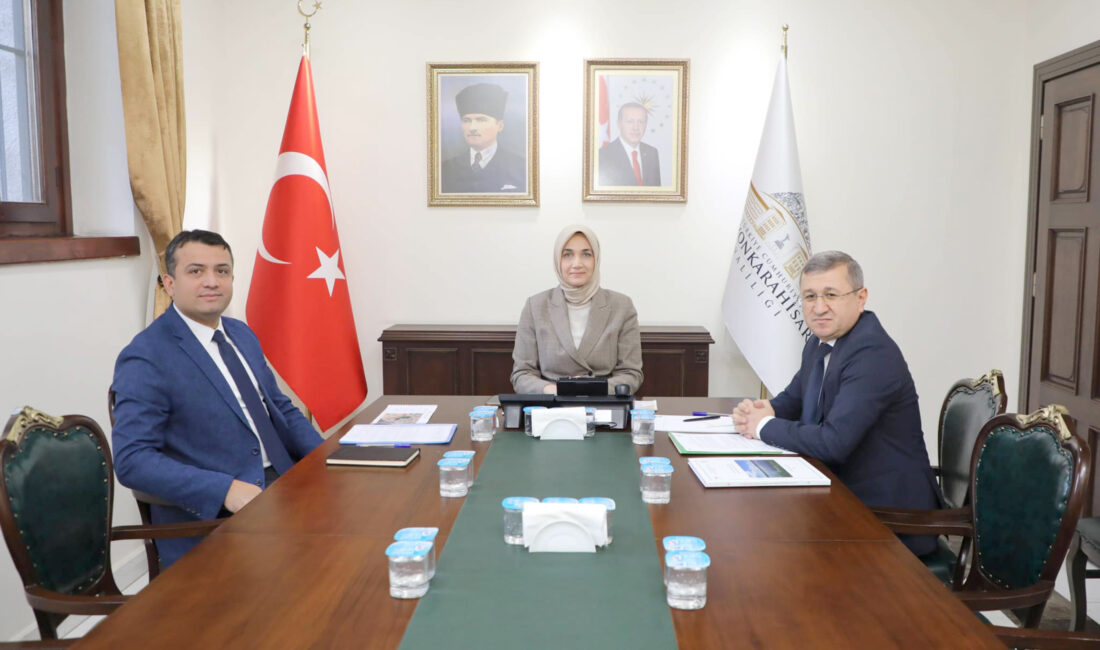 Yeni projeler değerlendirildi Vali Doç. Dr. Kübra Güran Yiğitbaşı, Tarım ve Orman Bakanlığı