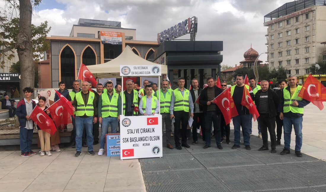 Staj ve çıraklık sigortası mağdurları federasyonu tarafından dernekler ve tüm
