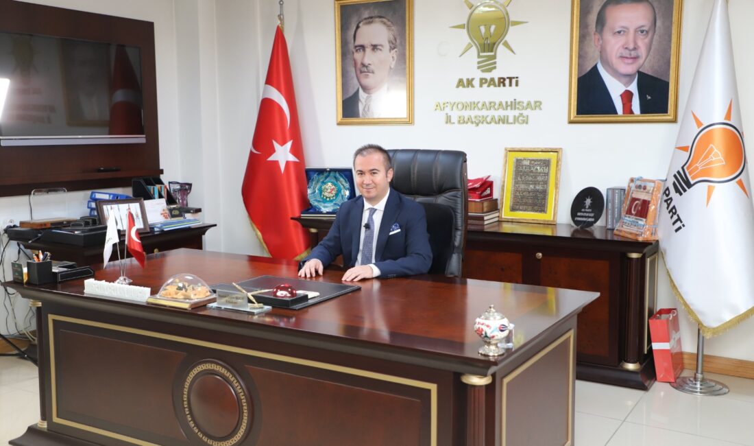   AK Parti Afyonkarahisar İl Başkanı Hüseyin Ceylan Uluçay, bugün