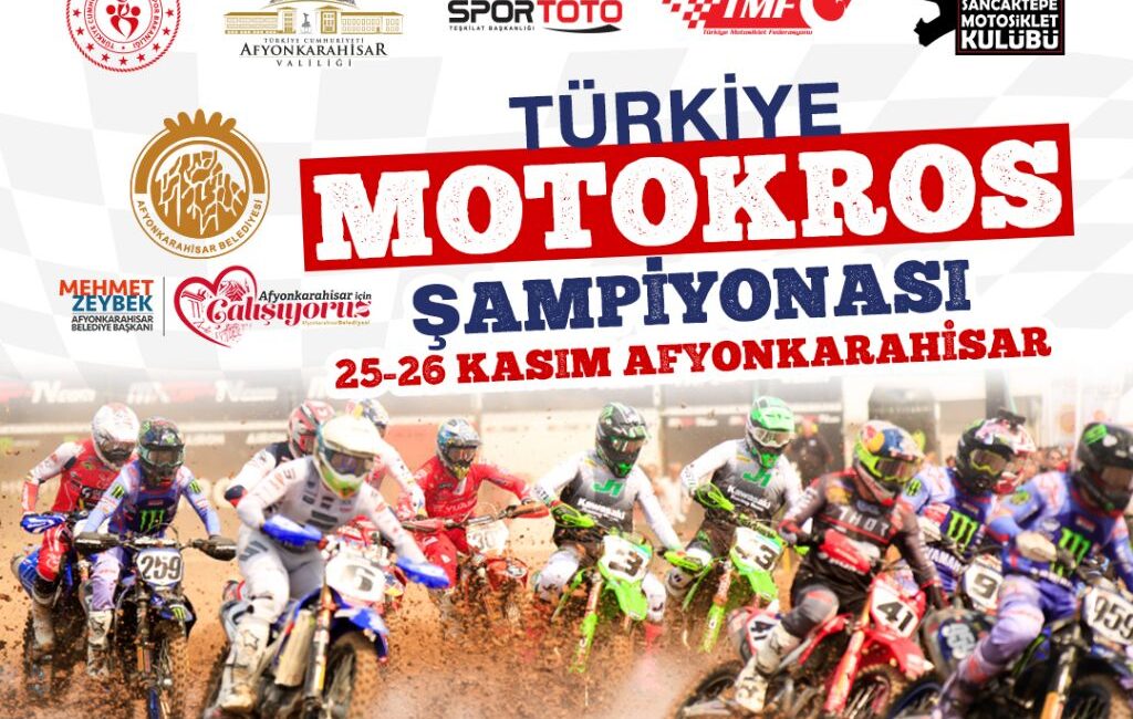 Türkiye Motokros Şampiyonası’nın 2023 yılı final yarışları 25-26 Kasım tarihlerinde