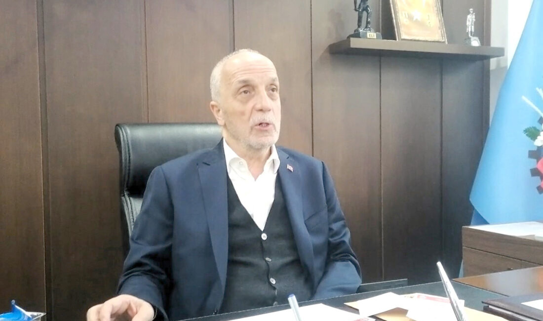 Türk-İş Genel Başkanı Ergün Atalay, Manisa’nın Soma ilçesinde asgari ücretle