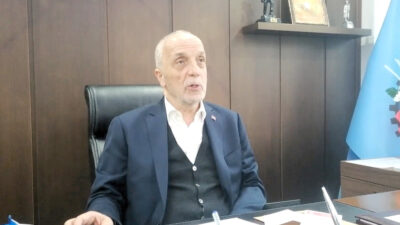 Türk-İş Genel Başkanı Ergün Atalay, Manisa’nın Soma ilçesinde asgari ücretle