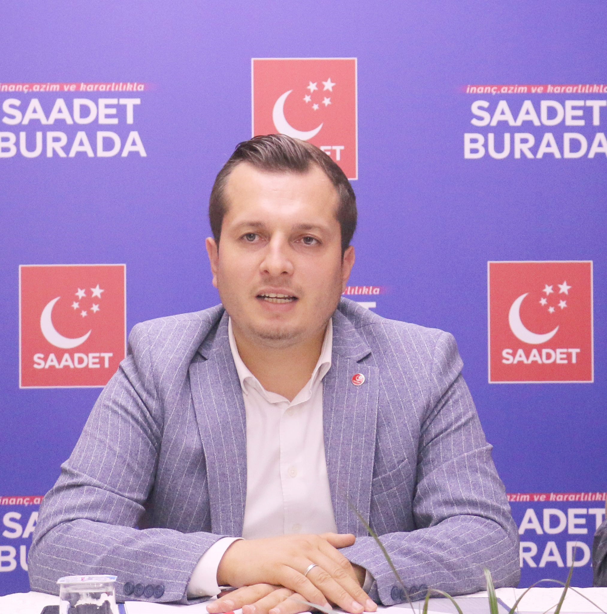 Yerel seçimler konusunda açıklamalar yapan Saadet Partisi İl Başkanı Beytullah