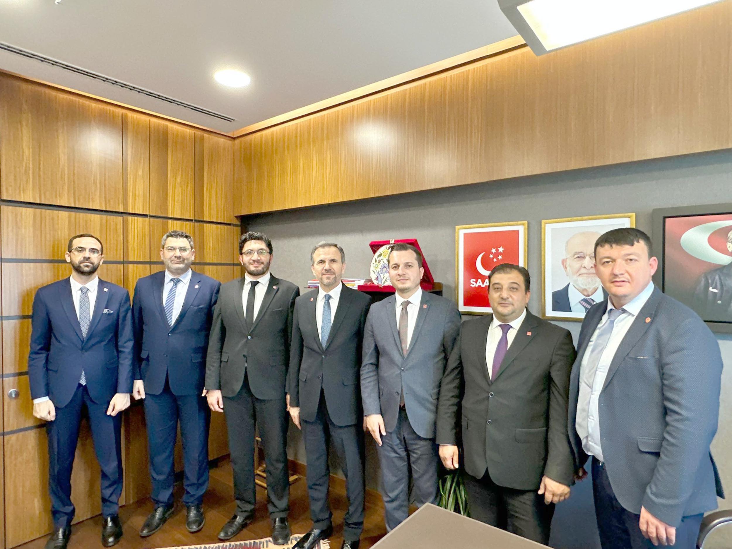 Saadet Partisi Afyonkarahisar İl Seçim İşleri Komisyonu Ankara’da TBMM Meclis