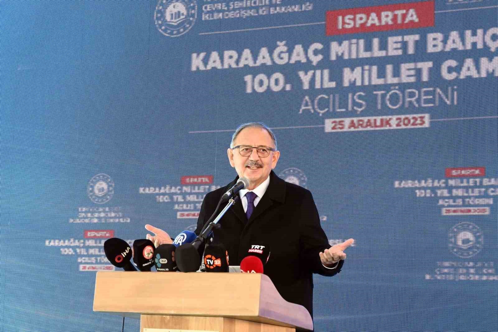 Çevre, Şehircilik ve İklim Değişikliği Bakanı Mehmet Özhaseki, “Cumhurbaşkanı Recep