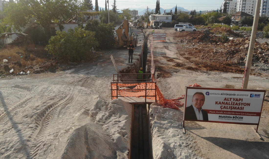 Antalya Büyükşehir Belediyesi ASAT Genel Müdürlüğü yapı ve nüfus yoğunluğundaki
