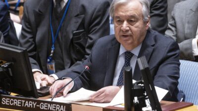 Birleşmiş Milletler (BM) Genel Sekreteri Antonio Guterres, BM Güvenlik Konseyi’ni