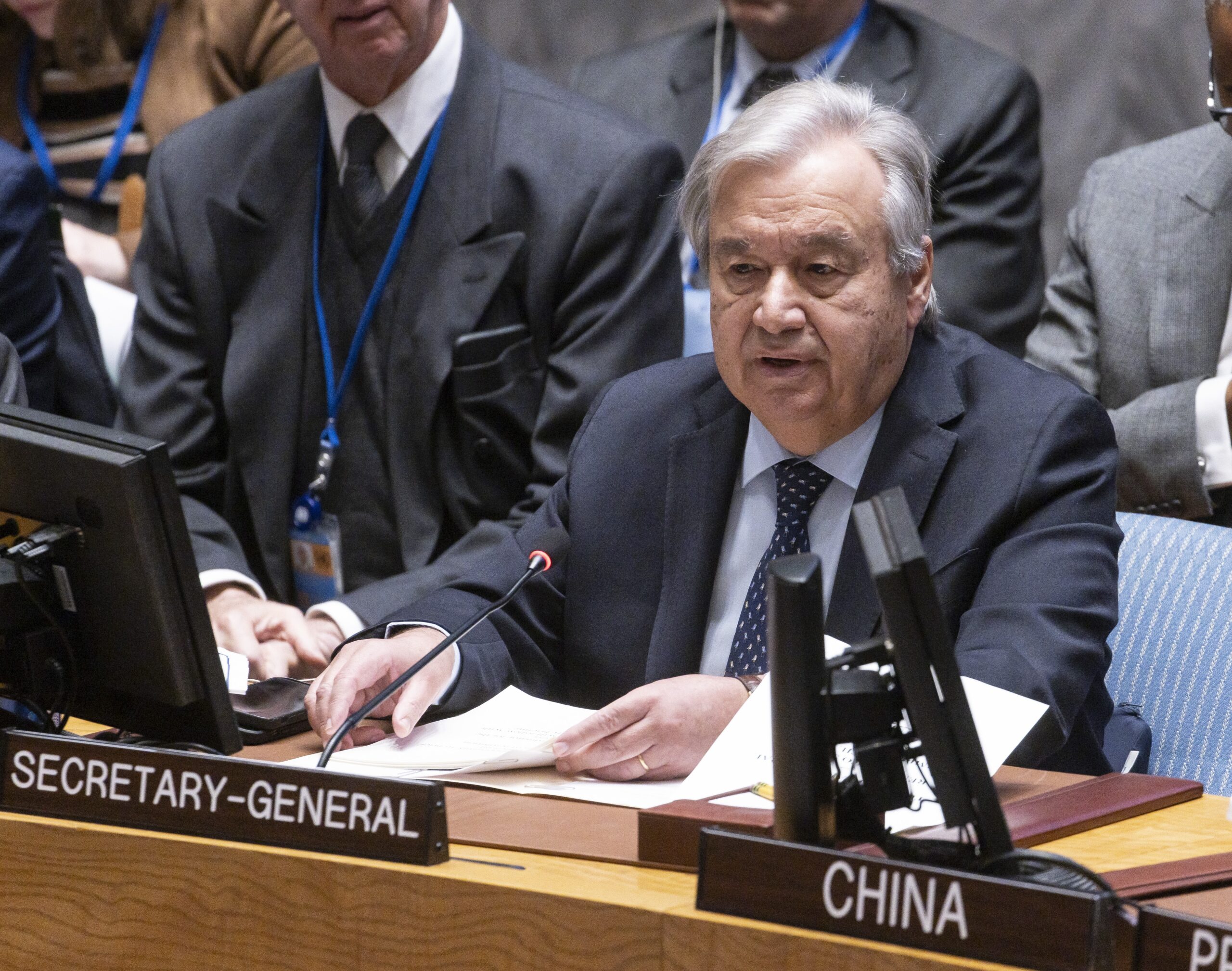 Birleşmiş Milletler (BM) Genel Sekreteri Antonio Guterres, BM Güvenlik Konseyi’ni