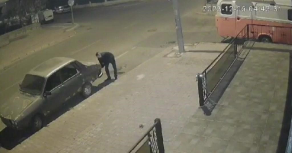 Kayseri’nin Kocasinan ilçesinde 7 aracın tekerini bıçakla patlatarak zarar veren