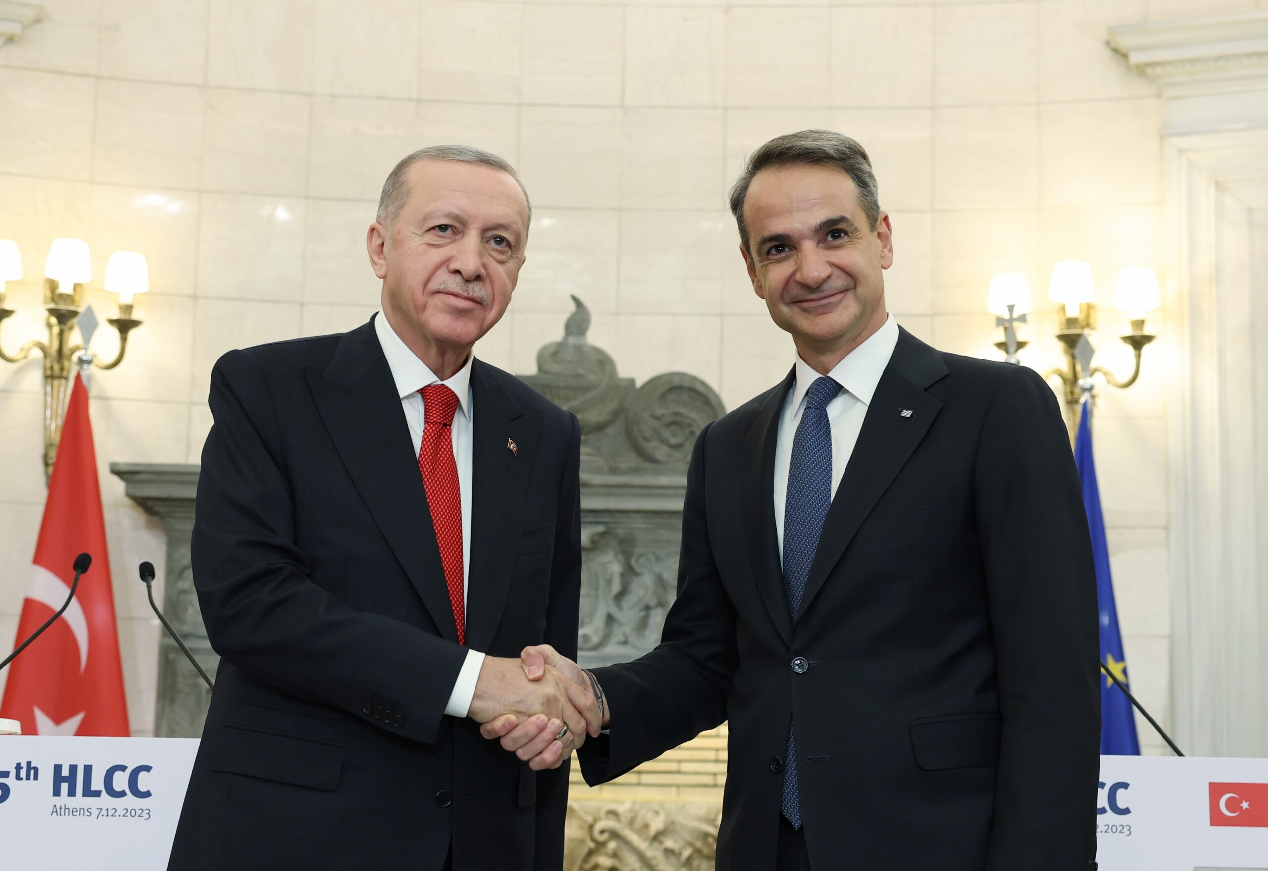 Cumhurbaşkanı Recep Tayyip Erdoğan, Yunanistan Başbakanı Kyriakos Miçotakis ile gerçekleştirdiği basın toplantısında, “Bizler