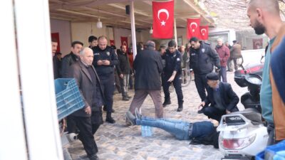 Afyonkarahisar’da bir kahvehanede husumetli şahıslar arasında çıkan silahlı kavgada 1