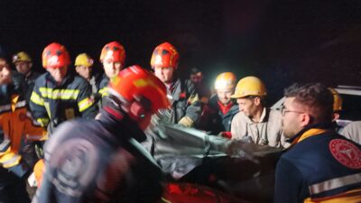 Denizli’nin Acıpayam ilçesinde faaliyet gösteren krom madeninin bin 100 metre