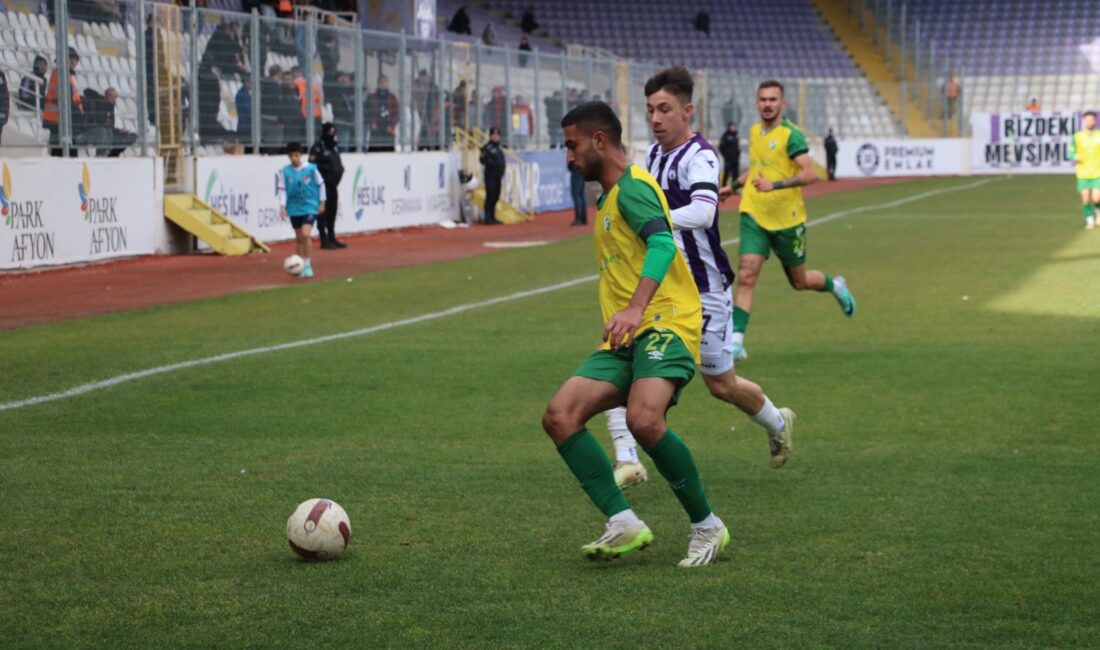 TFF 2. Lig 1. devre kapanış maçında Afyonspor evinde ağırladığı Adıyaman