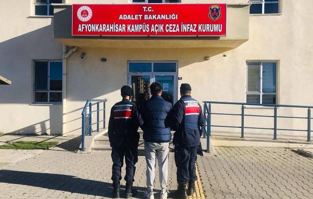 Afyonkarahisar’da hırsızlık suçu ve 8 yıl 15 ay kesinleşmiş hapis