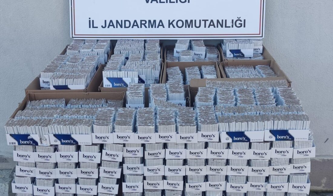Jandarma 160 bin adet doldurulmuş makaron ele geçirdi Afyonkarahisar’da jandarma tarafından durdurulan bir kamyonette yapılan aramada 160 bin