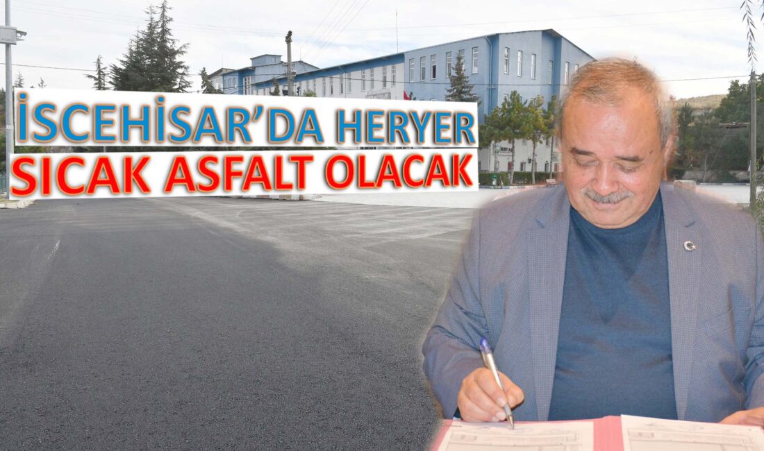 İscehisar Belediyesi ile Afyonkarahisar İl Özel İdaresi arasında imzalanan protokol