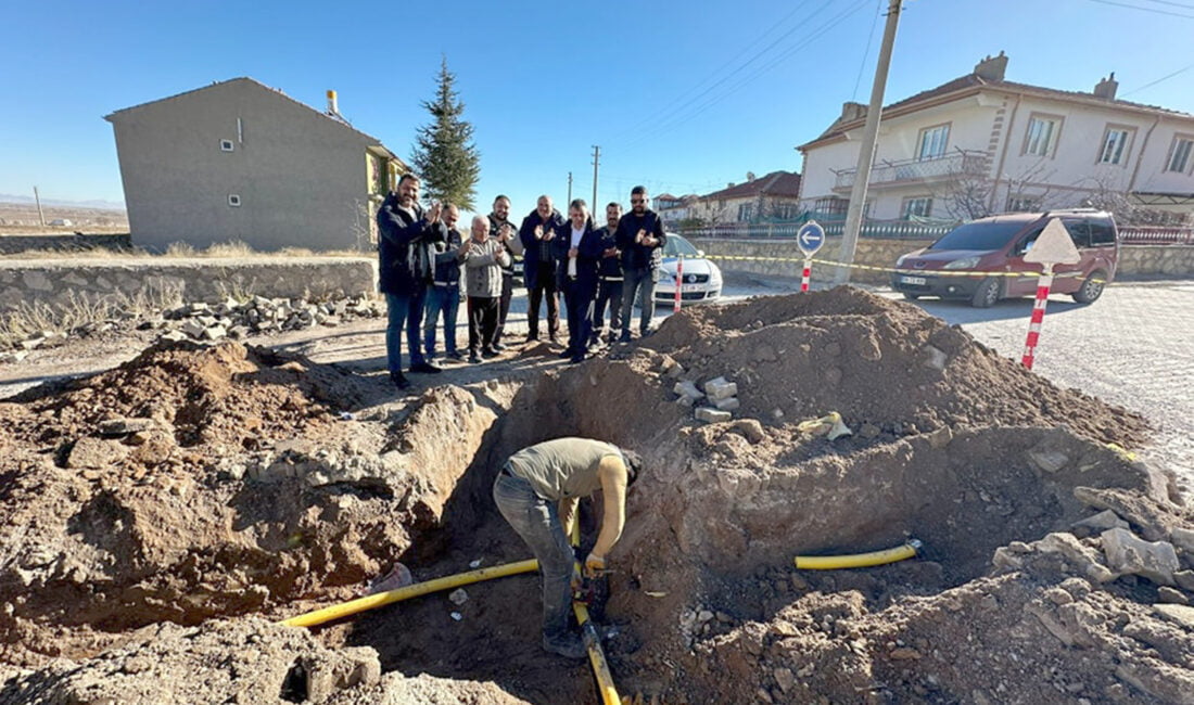Emirdağ Belediye Başkanı Serkan Koyuncu Adaçal Mahallesi doğalgaz devreye alma