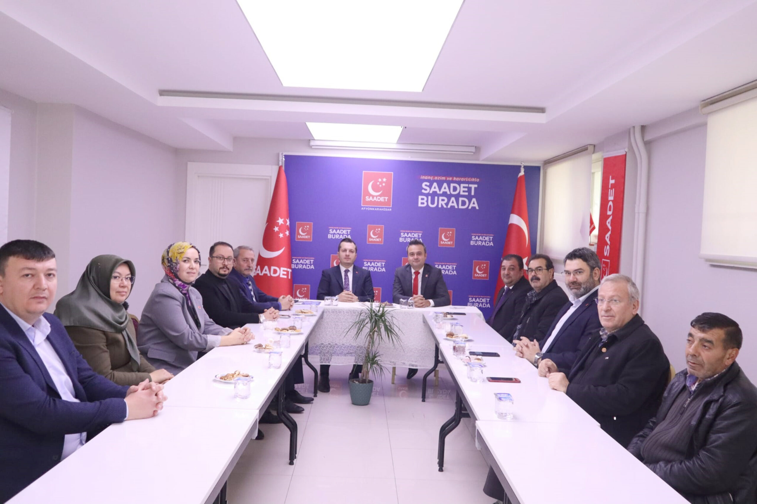 Cumhuriyet Halk Partisi İl Başkanı Faruk Duha Erhan ve il