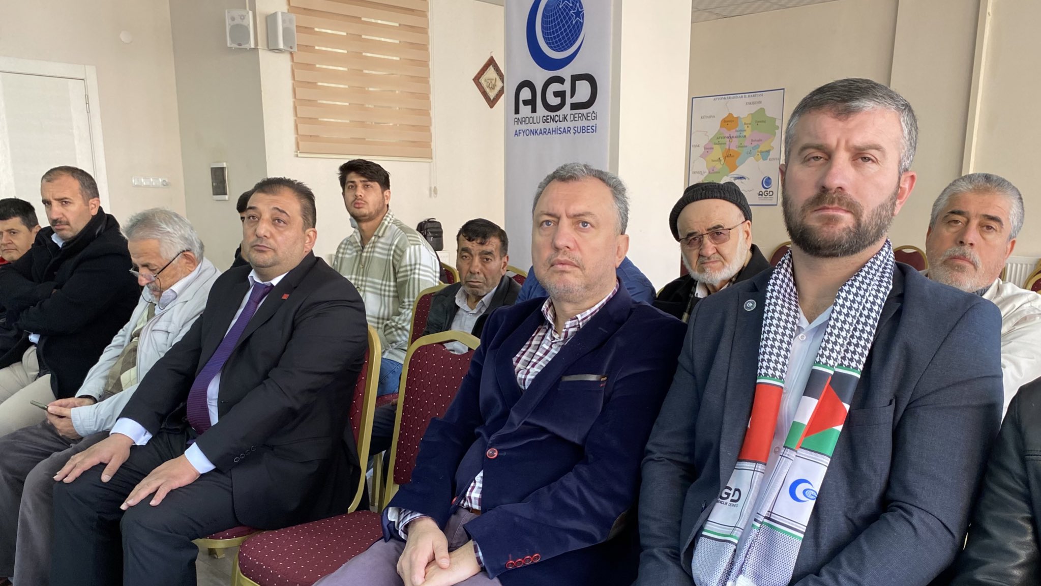 Anadolu Gençlik Derneği (AGD) Afyonkarahisar Şube Başkanı Muharrem Coşkun yaptığı