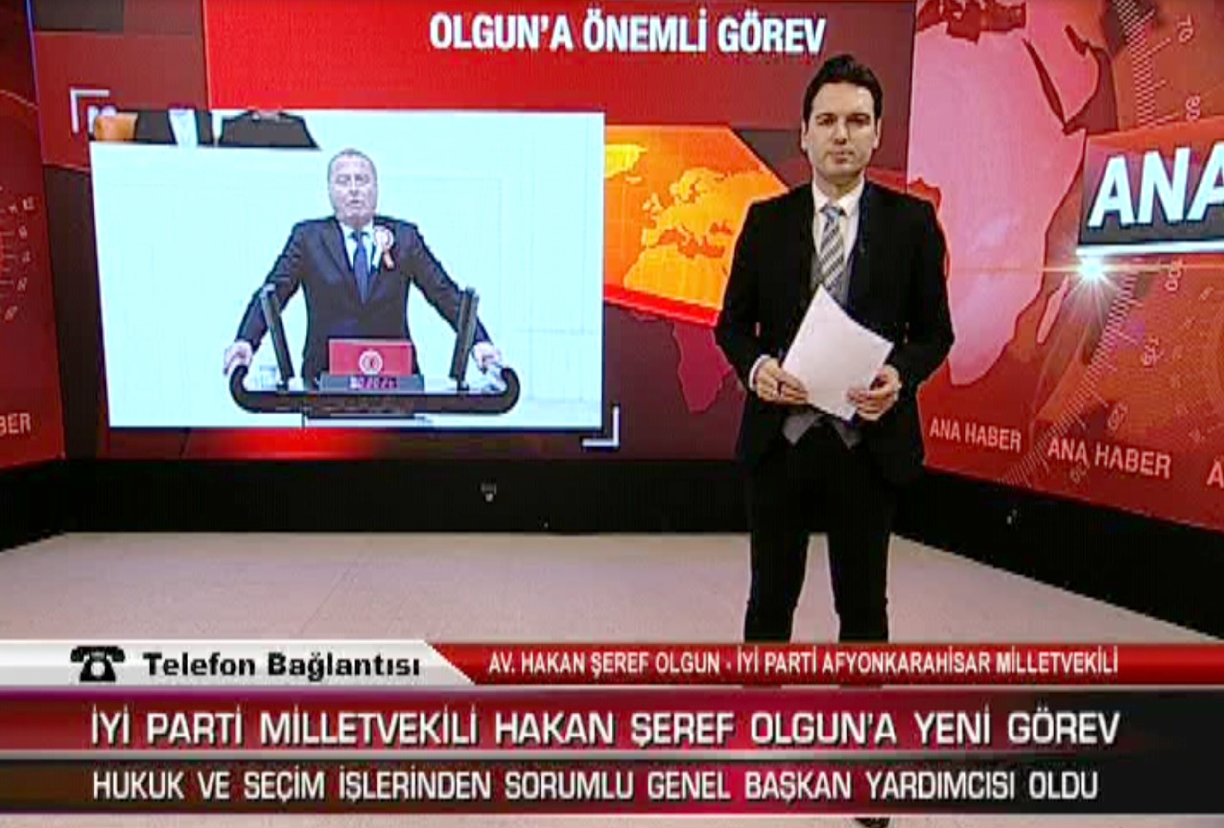 Kanal3 Ana Haber bültenine konuk olan İYİ Parti Afyonkarahisar Milletvekili
